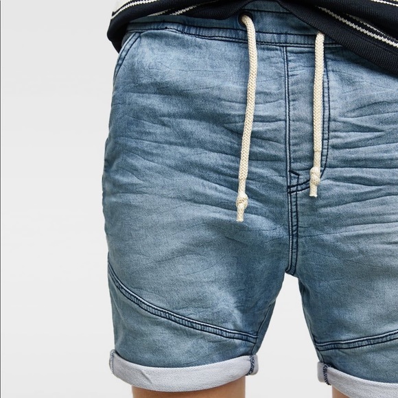 zara mens denim shorts